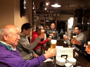 師尾会長御発声の乾杯